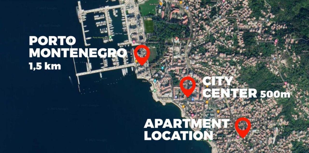 Studio Apartment N2 Tivat Buitenkant foto